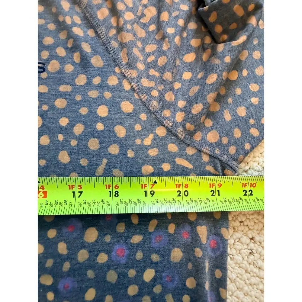 Orvis DriCast Brook Trout Print Long Sleeve Shirt Mens Medium UPF 50 Fishing